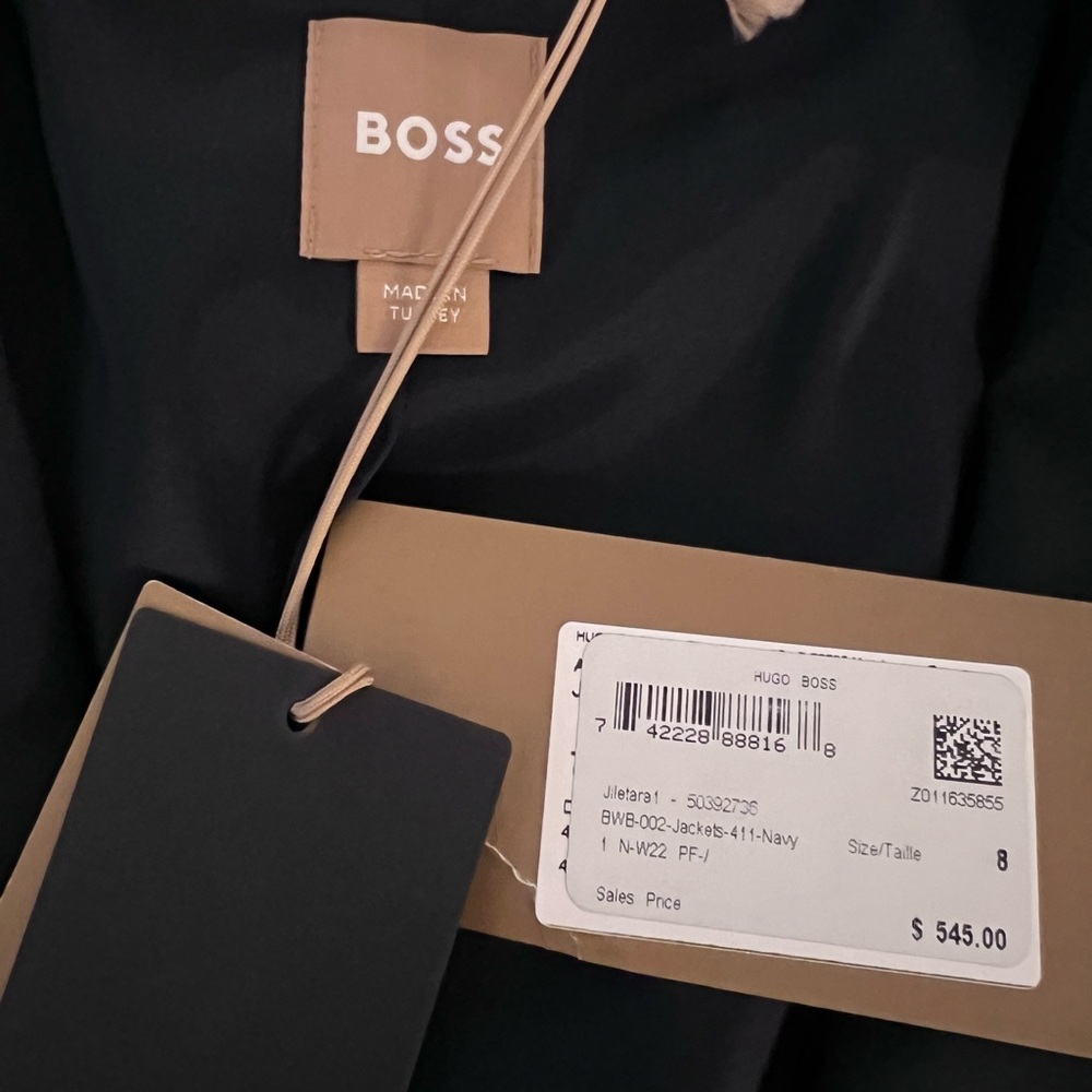 BOSS Elegant Navy Women's Blazer - Picture 5 of 6